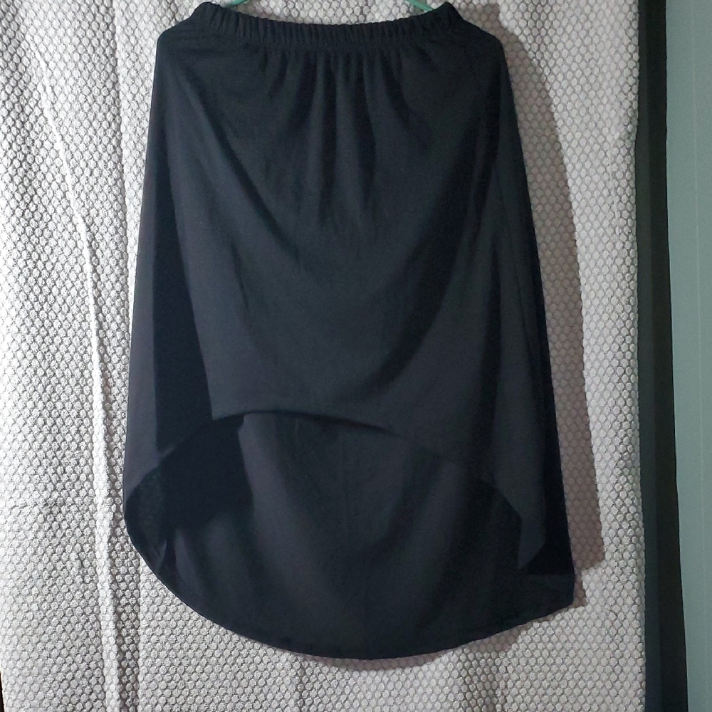 Cato Black High-Low Skirt